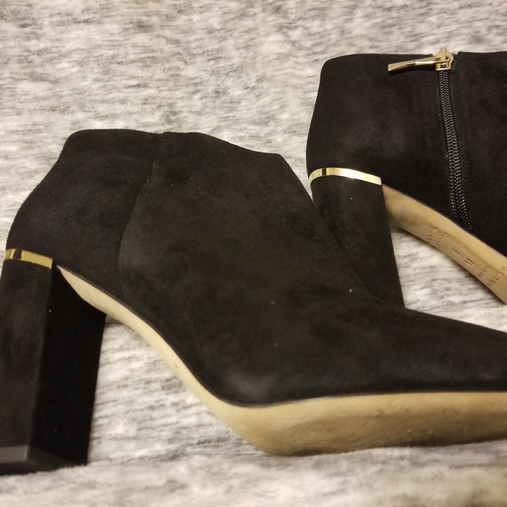 Kate spade darota black kid suede